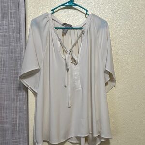 H&M- Elegant Cream Women's Top